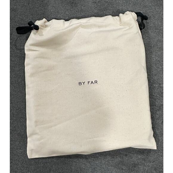 By Far Rachel Shoulder Bag Off White NWT Croc Embossed Leather Silver Hardware - Picture 11 of 11